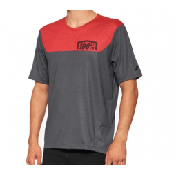 CAMISETA 100% AIRMATIC CHARCOAL/RED 2022