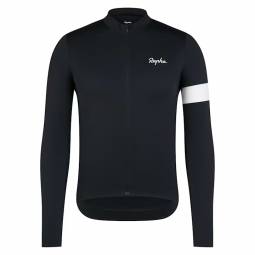 RAPHA MENS CORE THERMAL LONG SLEEVE BLACK WHITE