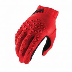 GUANTES 100% AIRMATIC RED/BLACK